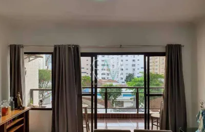 Apartamento com 3 dormitórios à venda, 140 m² por r$ 810.000,00 - marapé - santos/sp