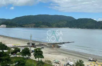 Apartamento com 1 dormitório para alugar, 80 m² por r$ 3.800,00/mês - aparecida - santos/sp