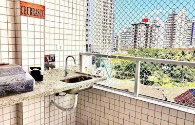 Apartamento com 1 dormitório à venda, 52 m² por r$ 511.000,00 - aviação - praia grande/sp
