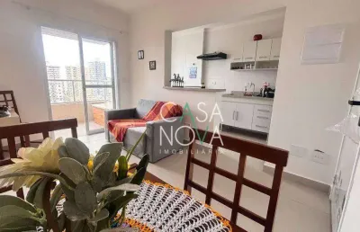 Apartamento com 1 dormitório à venda, 42 m² por r$ 511.000,00 - aviação - praia grande/sp