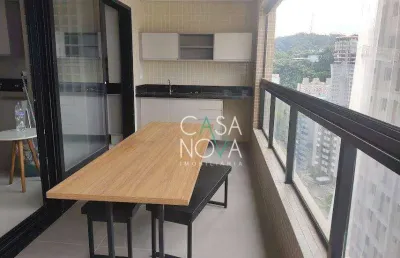 Apartamento com 2 dormitórios à venda, 75 m² por r$ 1.120.000,00 - josé menino - santos/sp