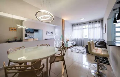 Apartamento com 2 dormitórios para alugar, 55 m² por r$ 5.000,00/mês - boqueirão - santos/sp
