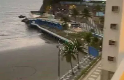 Apartamento com 4 dormitórios à venda, 235 m² por r$ 2.150.000,00 - ilha porchat - são vicente/sp