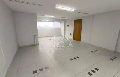 Sala para alugar, 52 m² por r$ 3.500,00/mês - vila matias - santos/sp