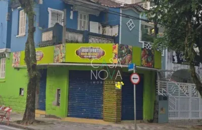 Sobrado com 3 dormitórios para alugar, 200 m² por r$ 12.300,00/mês - pompéia - santos/sp