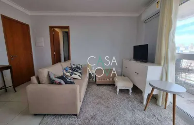 Apartamento com 1 dormitório para alugar, 52 m² por r$ 3.800,00/mês - boqueirão - santos/sp