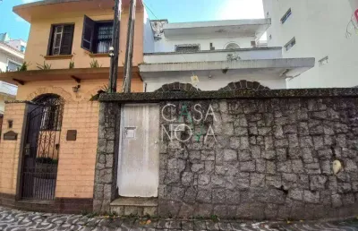 Sobrado para alugar, 235 m² por r$ 15.000,00/mês - gonzaga - santos/sp