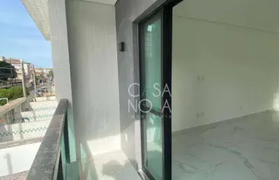 Casa sobreposta alta nunca habitada à venda no bairro da ponta da praia em santos - sp