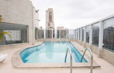Flat com 1 dormitório à venda, 36 m² por r$ 265.000,00 - gonzaga - santos/sp