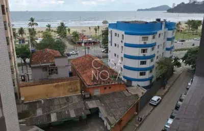 Apartamento com 1 dormitório à venda, 64 m² por r$ 285.000 - itararé - são vicente/sp