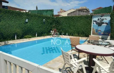Sobrado com 3 dormitórios à venda, 275 m² por r$ 9.000.000,00 - embaré - santos/sp