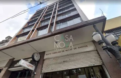 Sala para alugar, 160 m² por r$ 4.047,64/mês - centro - santos/sp