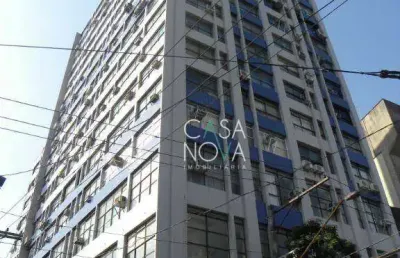 Sala à venda, 37 m² por r$ 130.000,00 - centro - santos/sp