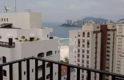 Apartamento com 4 dormitórios à venda, 230 m² por r$ 1.200.000,00 - centro ( praia de pitangueiras) - guarujá/sp