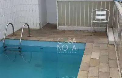 Cobertura com 4 dormitórios à venda, 301 m² por r$ 1.700.000,00 - aparecida - santos/sp