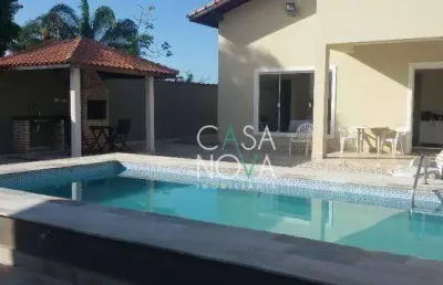 Casa com 4 dormitórios à venda, 350 m² por r$ 580.000,00 - estância balneária convento velho - peruíbe/sp