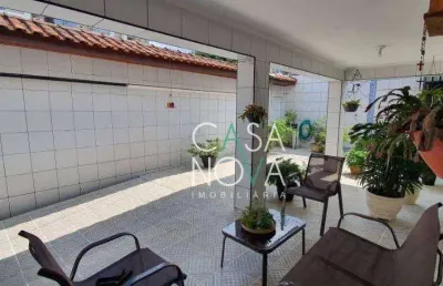 Casa com 3 dormitórios à venda, 136 m² por r$ 800.000,00 - mirim - praia grande/sp