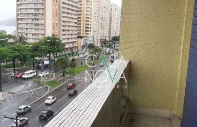 Apartamento com 2 dormitórios para alugar, 111 m² por r$ 4.500,00/mês - josé menino - santos/sp