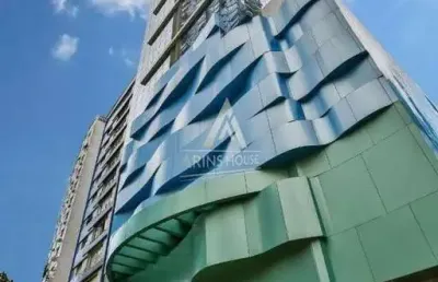 Apartamento studio mobiliado na quadra da praia a venda na pompéia em santos/sp