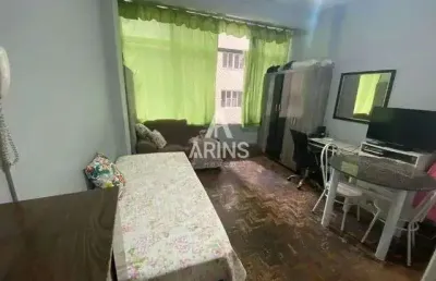 Kitnet à venda na pompéia – santos/sp | pé na areia com vista mar!