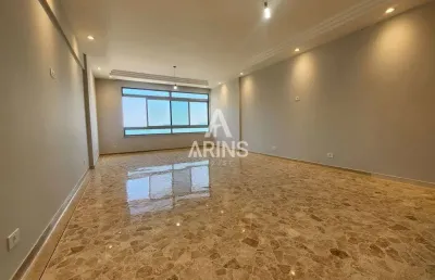 Apartamento a venda frente mar com 212m², 3 dormitórios, 1vg-aparecida-santos/sp
