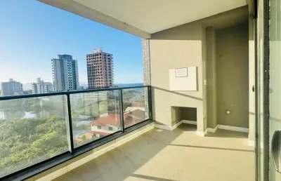 Lindo apto 3 suítes, com vista permanente para a praia do perequê!