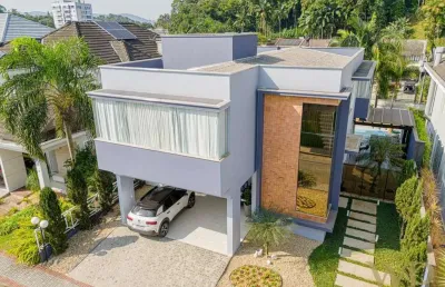 Casa em condomínio fechado com 3 quartos à venda na rua alceu koehntopp, 1019, américa, joinville por r$ 2.500.000