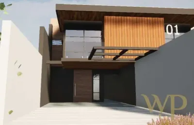 Casa em condomínio fechado com 3 quartos à venda na rua helena degelmann, 180, costa e silva, joinville por r$ 975.000