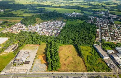 Terreno à venda na avenida santos dumont, 2, zona industrial, joinville por r$ 15.500.000