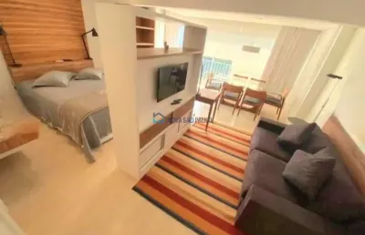 Apartamento locação 54m² - 01 quarto  02 banheiros - vila nova conceição