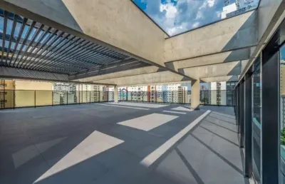 Cobertura, em edifício corporativo, em pinheiros com 661m²