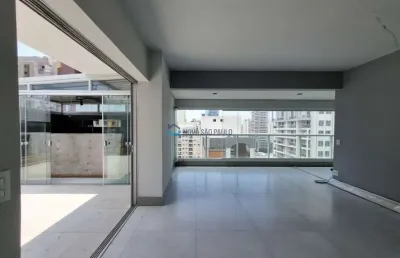 Penthouse com 122m² em moema índios para locação, com 2 suites