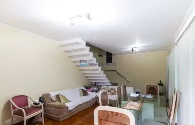Casa para locação na indianópolis- com 03 quartos e 02 vagas