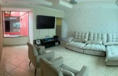Sobrado de 262m² de área útil  4 dormitórios e 6 vagas - santo andré sp