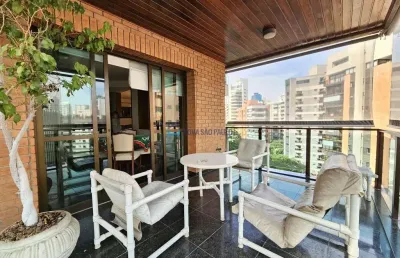 Apartamento com 340m² 4 quartos e 4 vagas à venda em moema - pássaros.