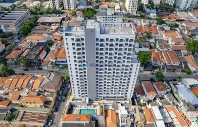 Studio 29m² novo, varanda, mobiliado, ! 390 m, 4 min a pé metrô são judas / 1.600m shop  plaza sul