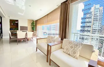 Apartamento 185m² - 3 suítes - 3 vagas - itaim bibi - semi mobiliado