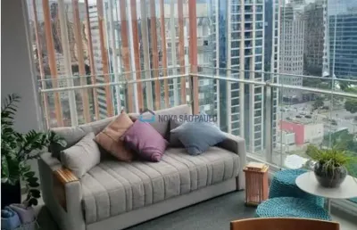 Apartamento 01 dormitório 01 vaga - itaim bibi - mobiliado!!