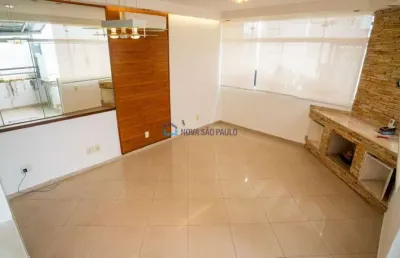 Cobertura duplex com 1 suíte com closet + 3 dormitórios, 2 varandas, cozinha completa, lavabo, larei