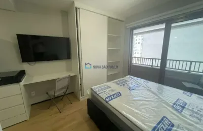 Apartamento studio em vila mariana. novo. mobiliado. metrô ana rosa.