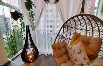Apartamento 2 dormitórios,  1 vaga altura 6000 da av. do cursino
