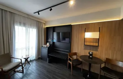 Flat com 1 quarto à venda na Alameda Santos, --, Cerqueira César, São Paulo