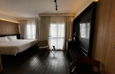 Flat com 1 quarto à venda na Alameda Santos, --, Cerqueira César, São Paulo