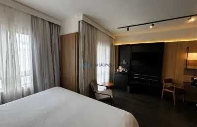 Flat com 1 quarto à venda na Alameda Santos, --, Cerqueira César, São Paulo