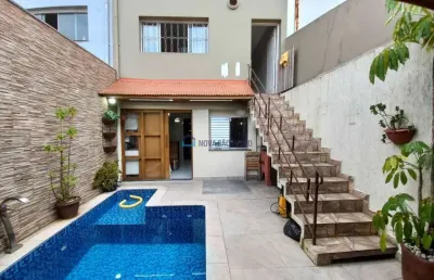 Sobrado 4 dormitórios, suíte, 2 vagas - vila campestre