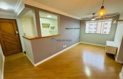 Apartamento 52m, 2 dormitórios, 1 vaga - 500m metro jabaquara