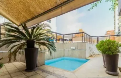 Cobertura duplex venda moema, 340m² |2 suítes | 3 vagas |terraço com  piscina e churrasqueira.
