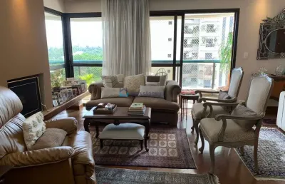 Apartamento 245mts no ibirapuera com 3 suites e 3 vagas