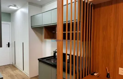 Studio campo belo com 26m², 1 quarto - totalmente reformado