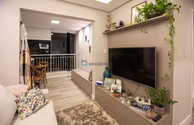 Apartamento à venda com 2 dormitórios e varanda no bairro saúde em sp